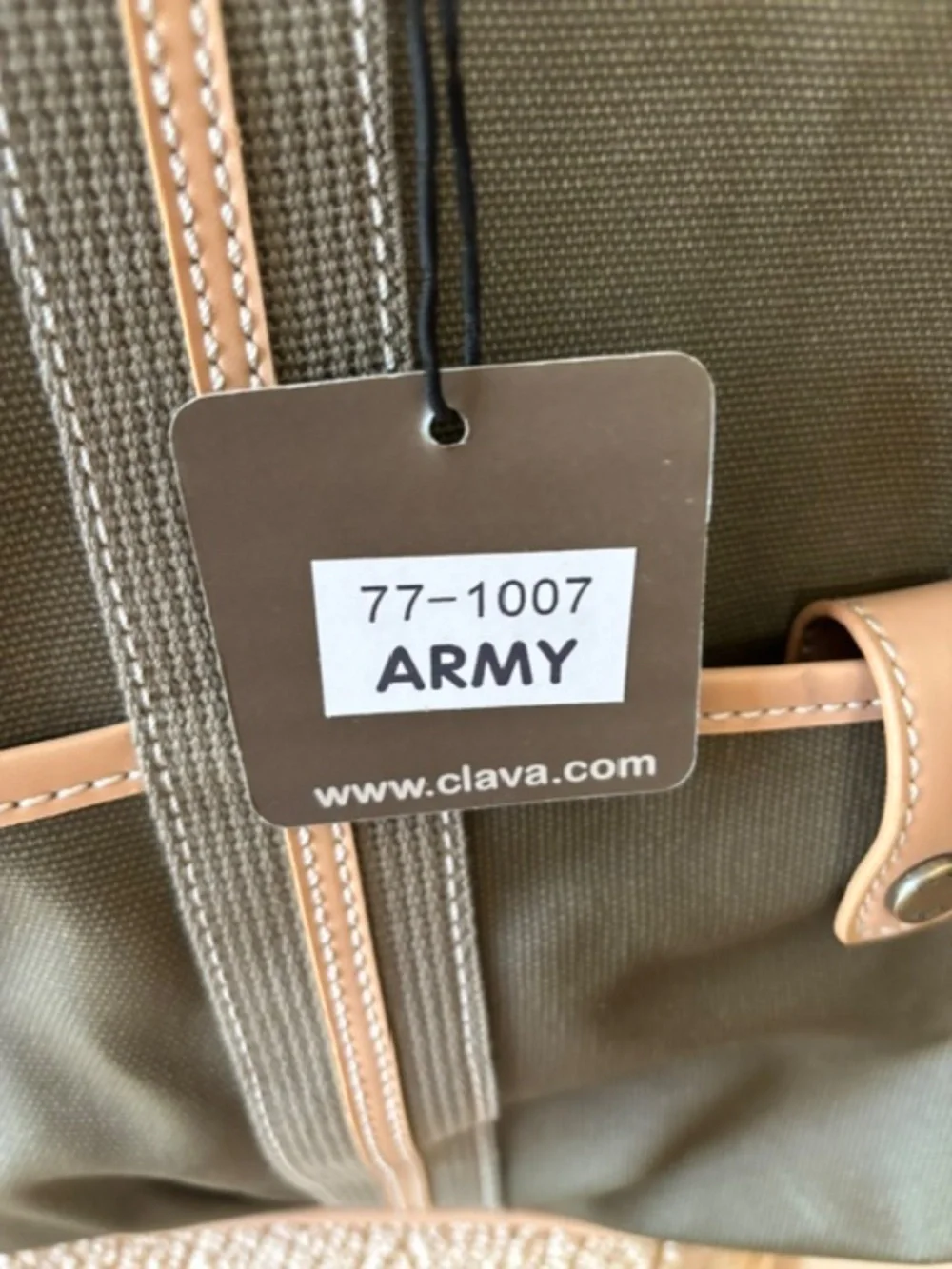 Clava PAI Duffle bag- 2 available Army green- NWT